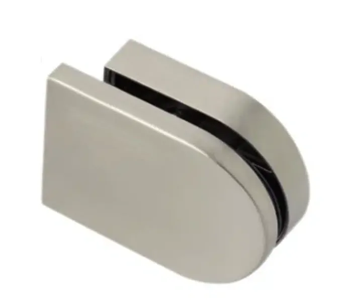 Placă de încuietoare pentru mânerul ușii de sticlă Kahe, montată pe KH 244 BK