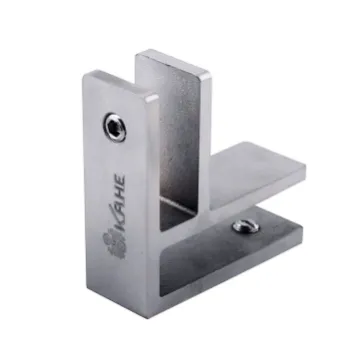 Accesoriu aluminiu fixare sticla/sticla 90 grade-prindere imbus