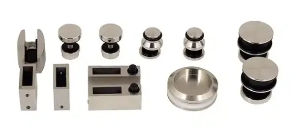 Sistem de uși glisante din sticlă pentru cabină de duș Kahe, cromat, KH A02